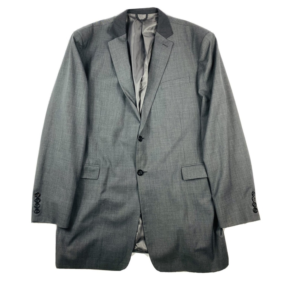 Shaquille O Neal NBA Custom Wool Gray Blazer Size 54 Extra Long